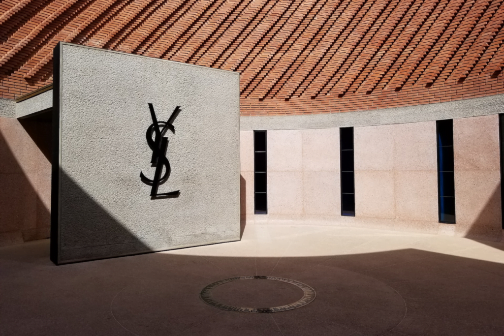 Entrance to the Yves Saint Laurent Museum in Marrakech