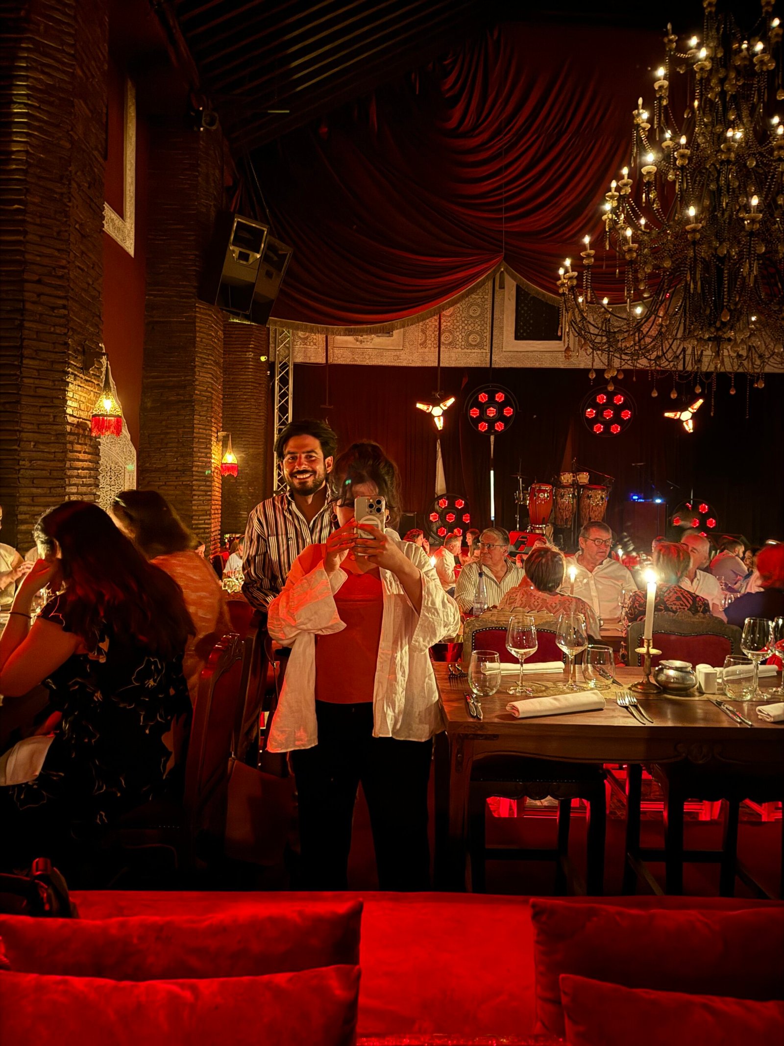 farewell dinner in Marrakech