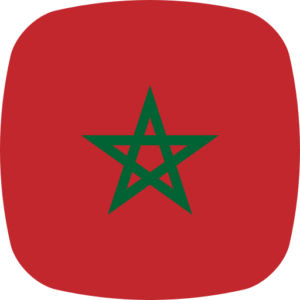 Red rounded-square app icon with a green five-pointed star in the center