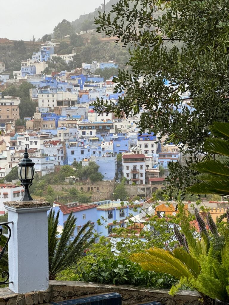 Daytime view over the Blue City of Chefchaouen