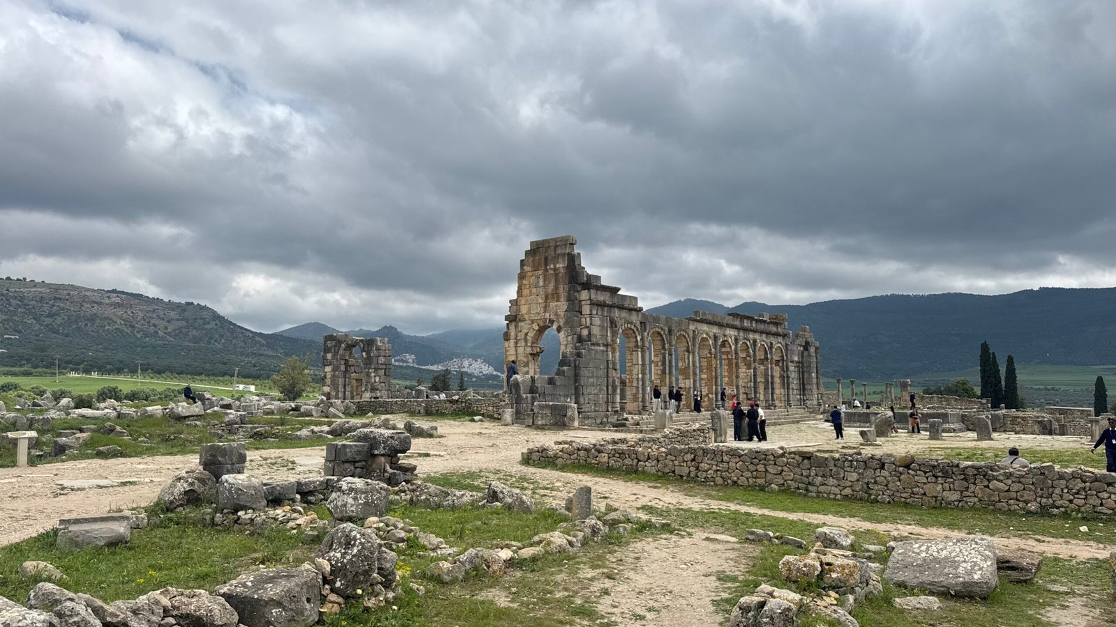 Roman ruins of Volubilis near Meknes