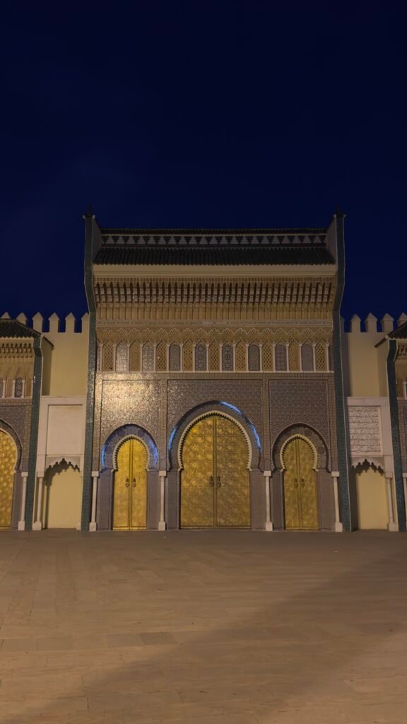 Brass doors of the Royal Palace of Fez